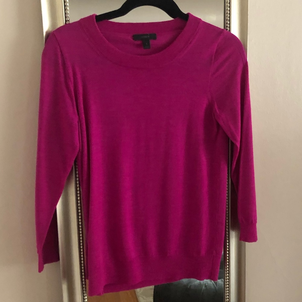 J. Crew Tippi Sweater - Pink/Magenta